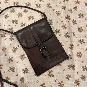 Ellington Genuine Leather Dark Brown Leather Bag